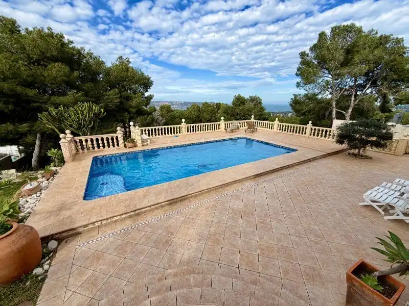 Piscina de Casa o chalet de alquiler en Jávea / Xàbia con Aire acondicionado, Calefacción y Jardín privado