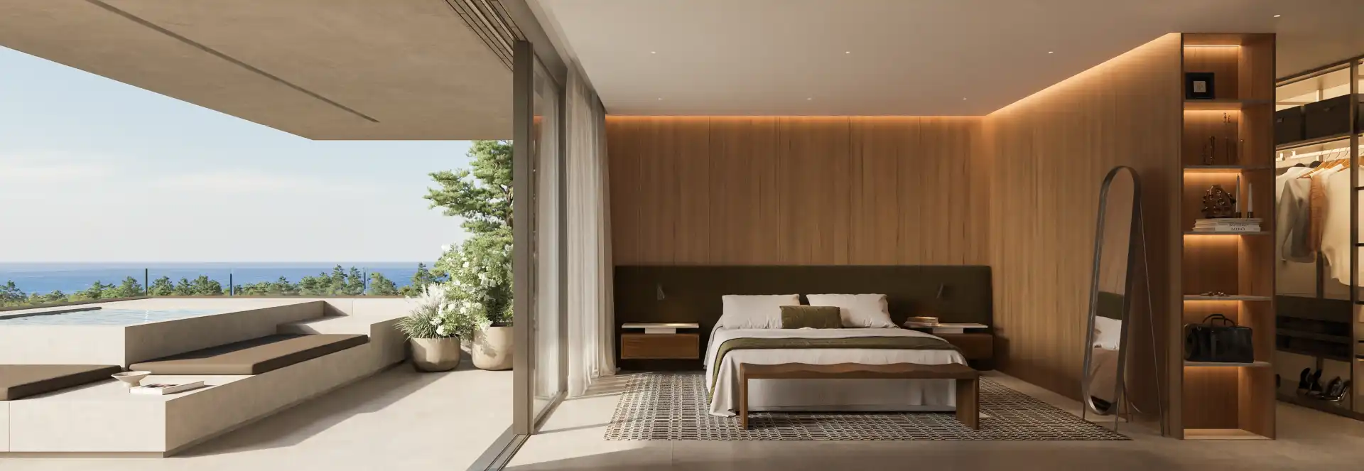 Dormitori de Apartament en venda en Benalmádena amb Aire condicionat, Terrassa i Piscina