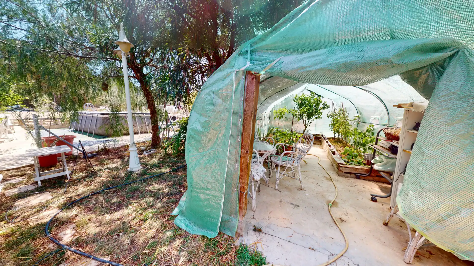 Jardí de Casa o xalet en venda en Biar amb Aire condicionat, Jardí privat i Piscina