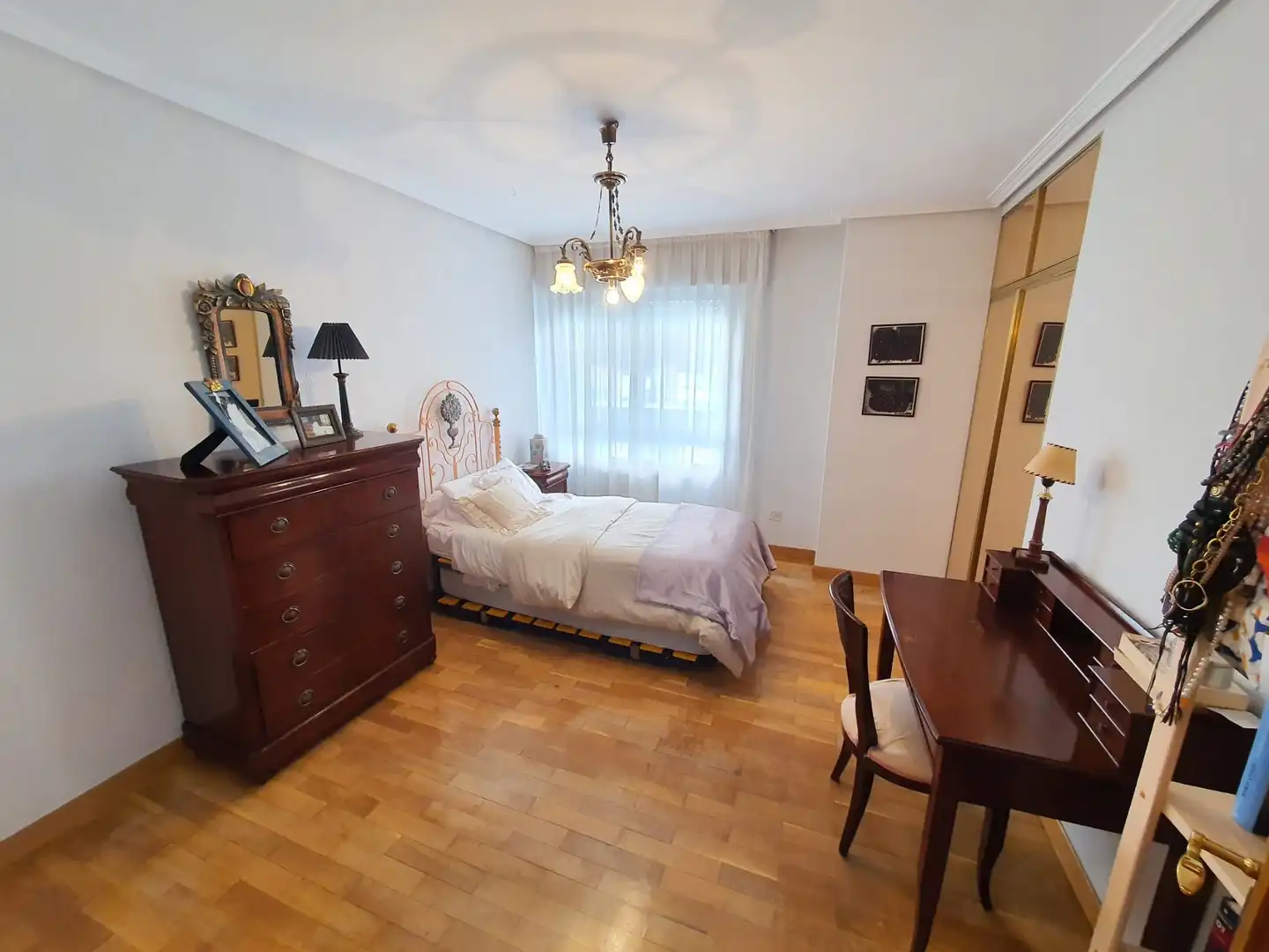 Schlafzimmer von Wohnung zum Verkauf in Palencia mit Heizung, Parkett und Abstellraum