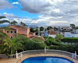 Exterior view of House or chalet for sale in Moraira  with Heating, Private garden and Terrace