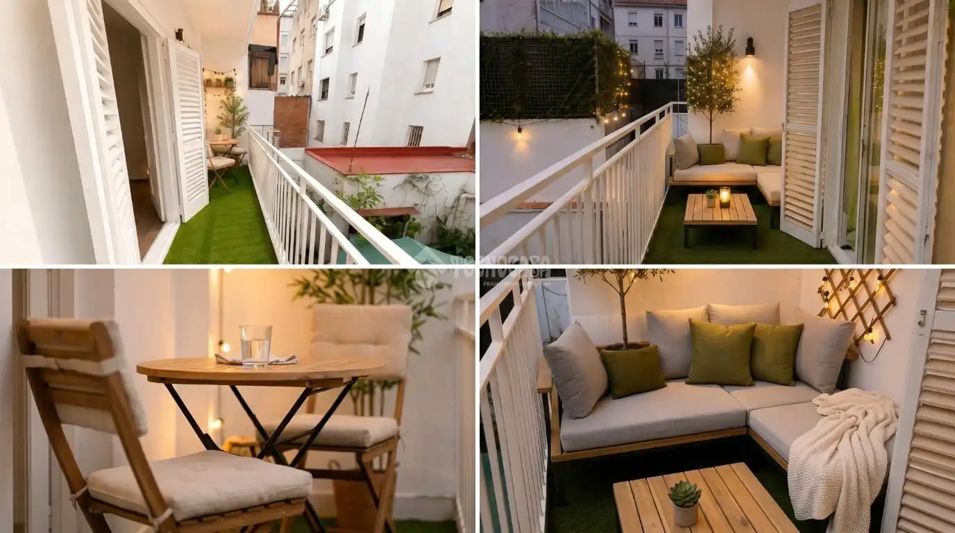Terrasse von Wohnung zum Verkauf in Vilanova i la Geltrú mit Klimaanlage, Terrasse und Balkon