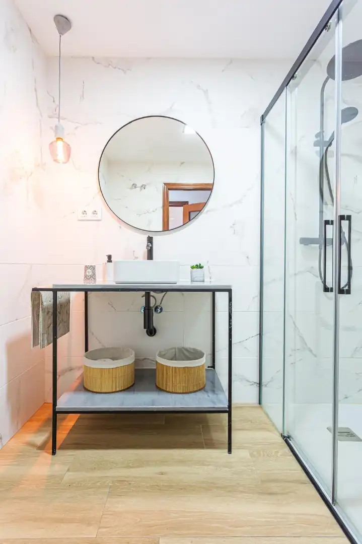 Bathroom of Flat for rent in Sanlúcar de Barrameda  with Air Conditioner, Heating and Furnished