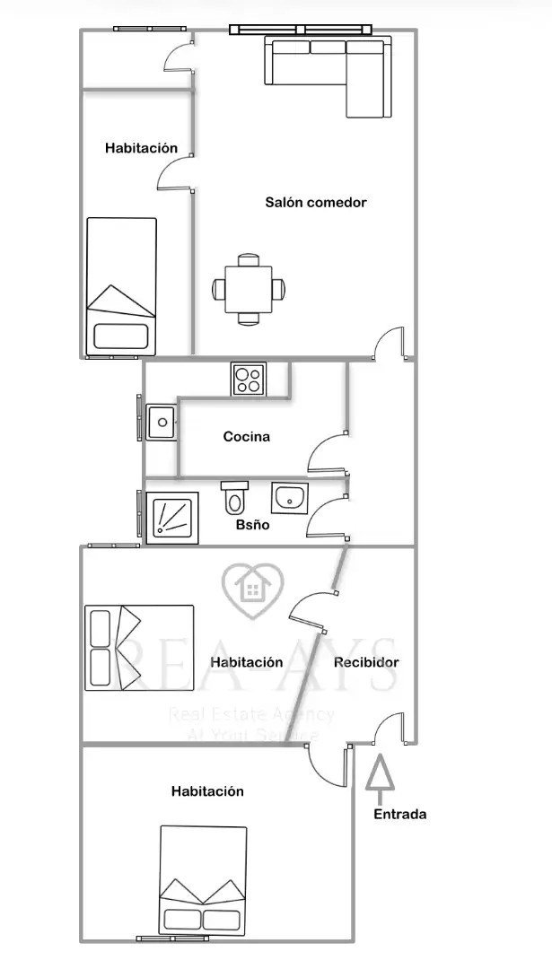 Piso en venta en Montcada i Reixac con Aire acondicionado, Calefacción y Parquet