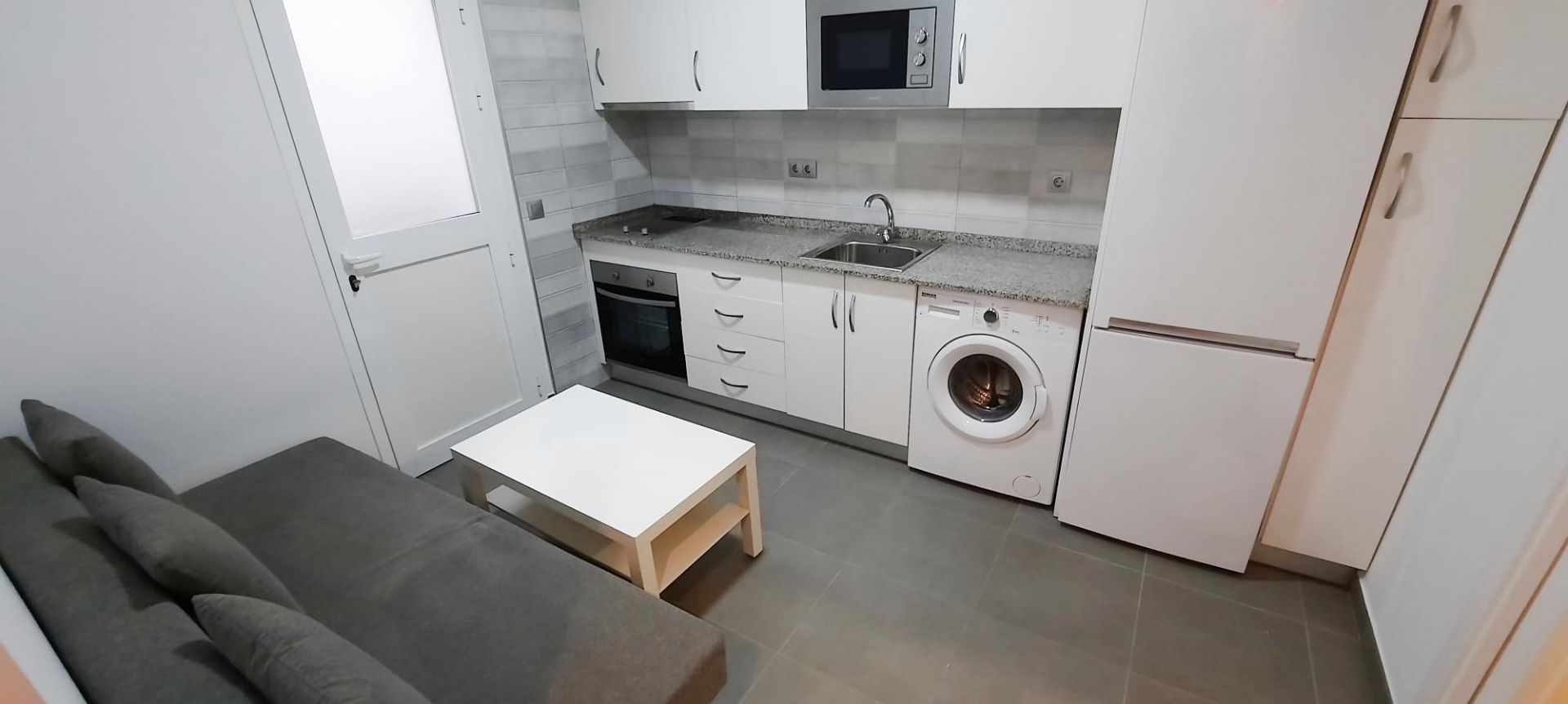 Cocina de Apartamento de alquiler en Cártama con Aire acondicionado, Amueblado y Lavadora