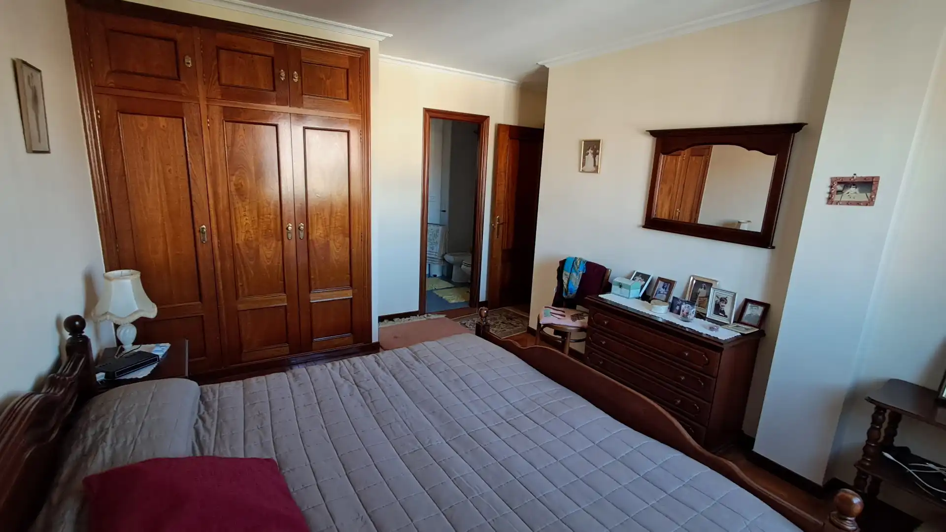 Schlafzimmer von Wohnung zum Verkauf in Vigo  mit Heizung, Parkett und Abstellraum