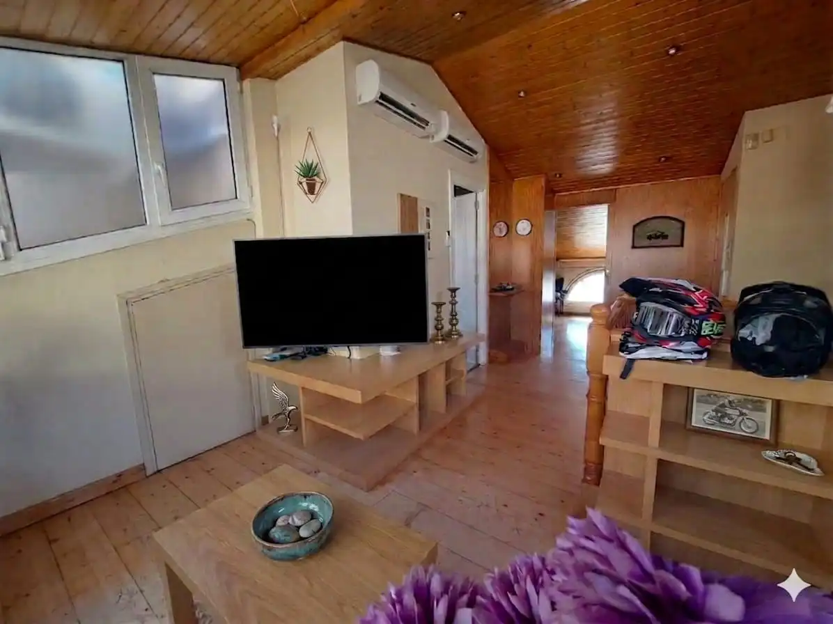 Wohnzimmer von Einfamilien-Reihenhaus zum Verkauf in Rubí mit Klimaanlage, Heizung und Terrasse