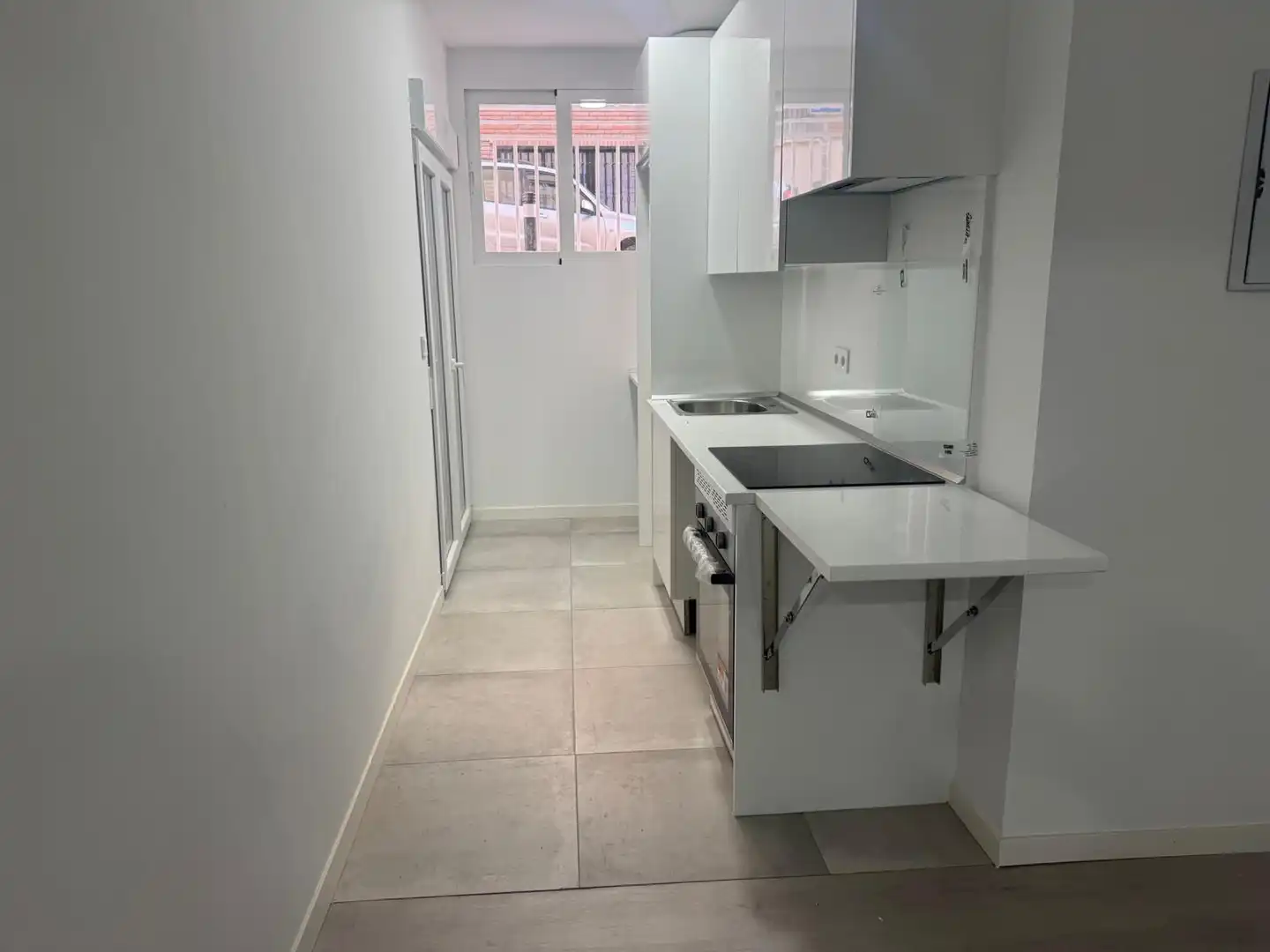 Kitchen of Flat for sale in  Madrid Capital  with Air Conditioner, Heating and Terrace