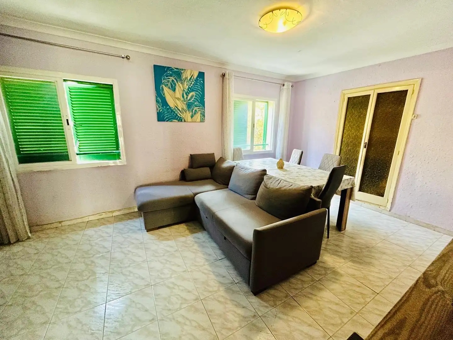 Sala de estar de Piso en venta en  Palma de Mallorca con Aire acondicionado, Calefacción y Amueblado