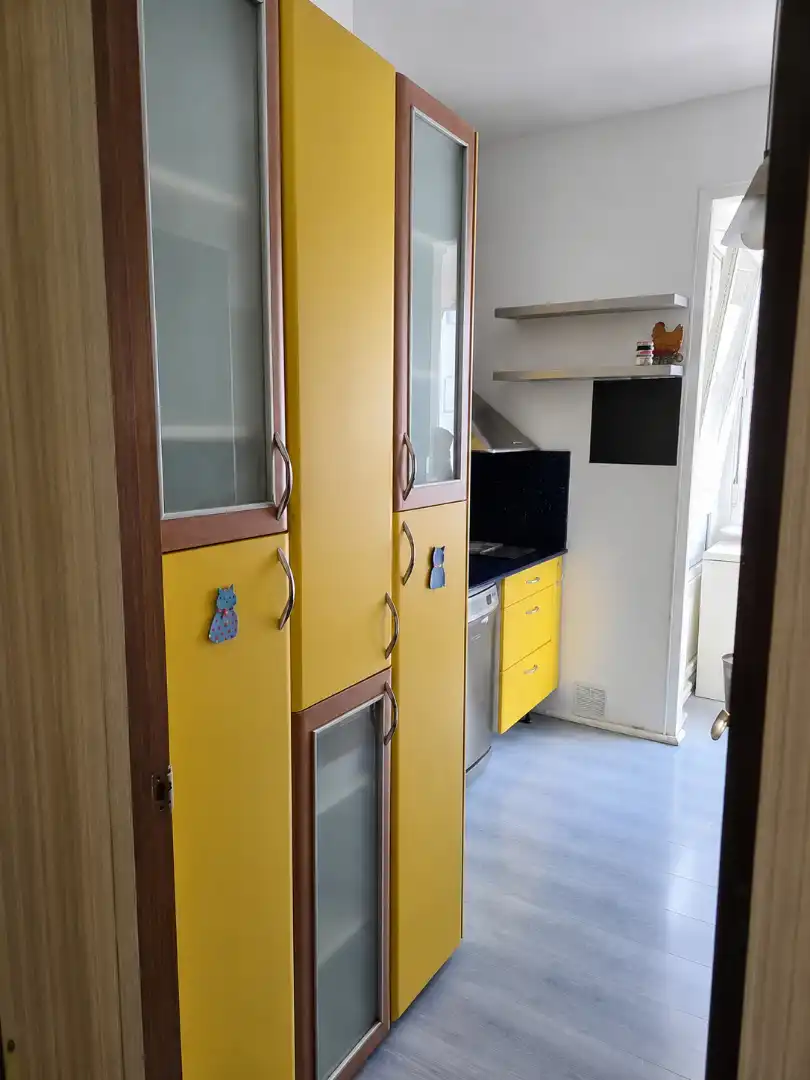 Kitchen of Flat for rent in Santander  with Heating, Terrace and Furnished