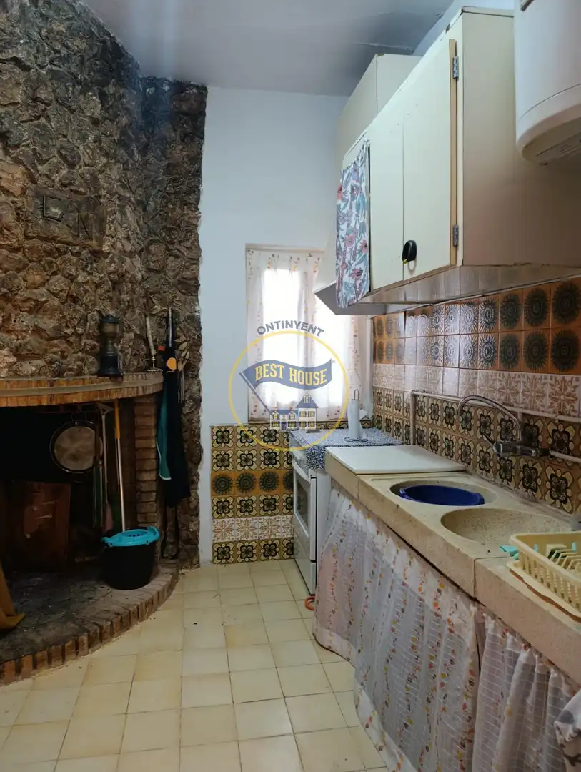 Cuina de Casa o xalet en venda en Ontinyent amb Jardí privat, Traster i Piscina