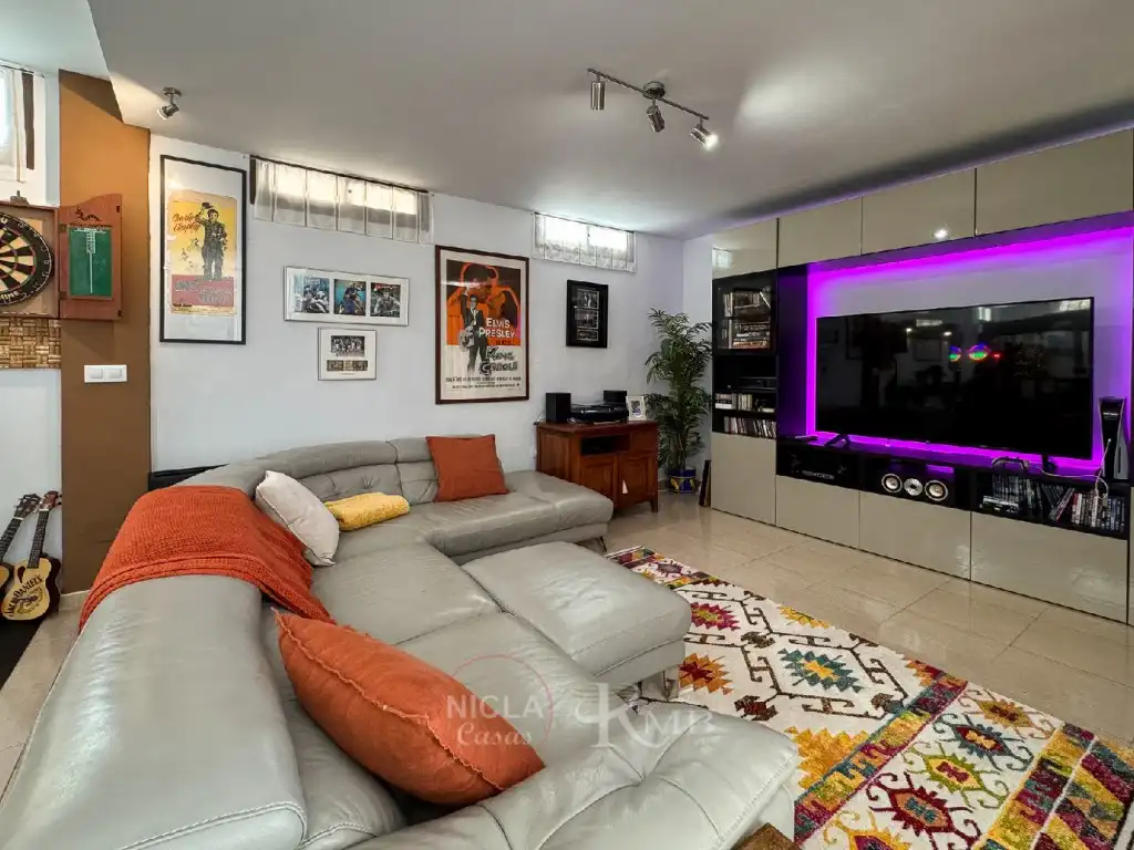 Sala d'estar de Casa o xalet en venda en Bédar amb Aire condicionat, Jardí privat i Terrassa