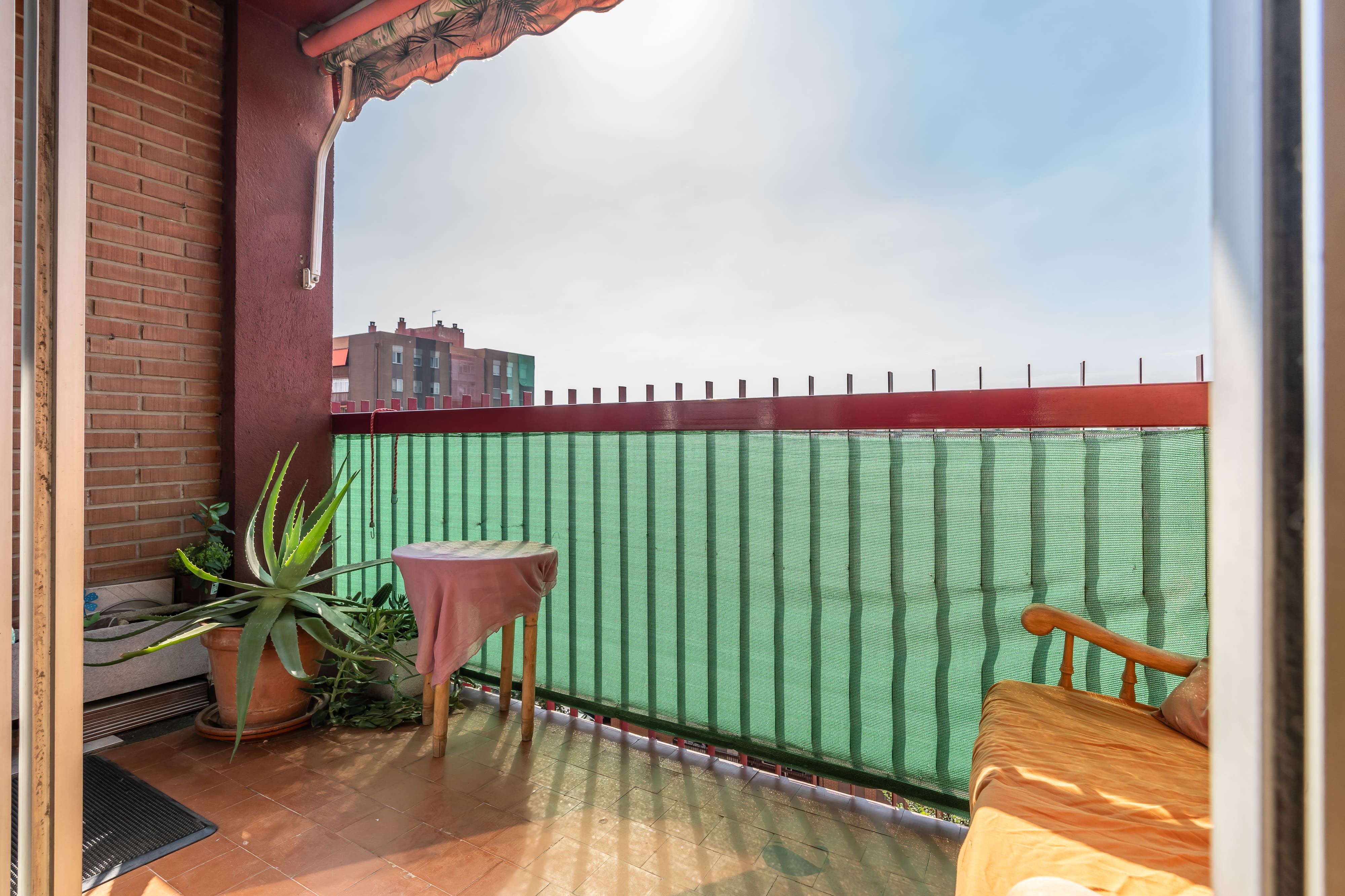 Terrace of Flat for sale in  Madrid Capital  with Heating and Terrace