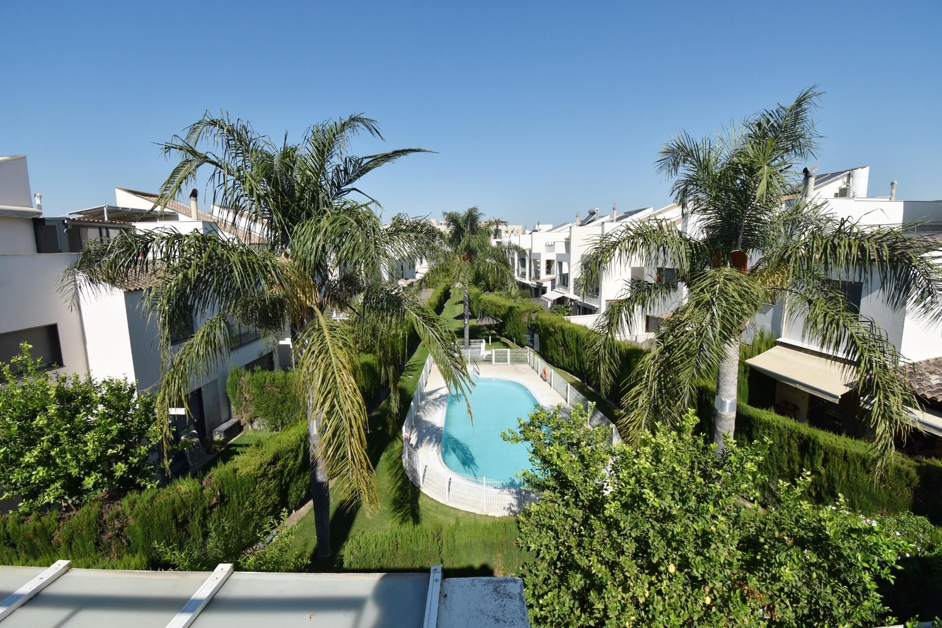 Swimming pool of Single-family semi-detached for sale in Jerez de la Frontera  with Air Conditioner, Heating and Private garden