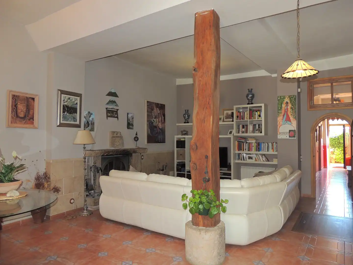 Sala de estar de Casa adosada en venta en Yunquera de Henares con Terraza y Balcón