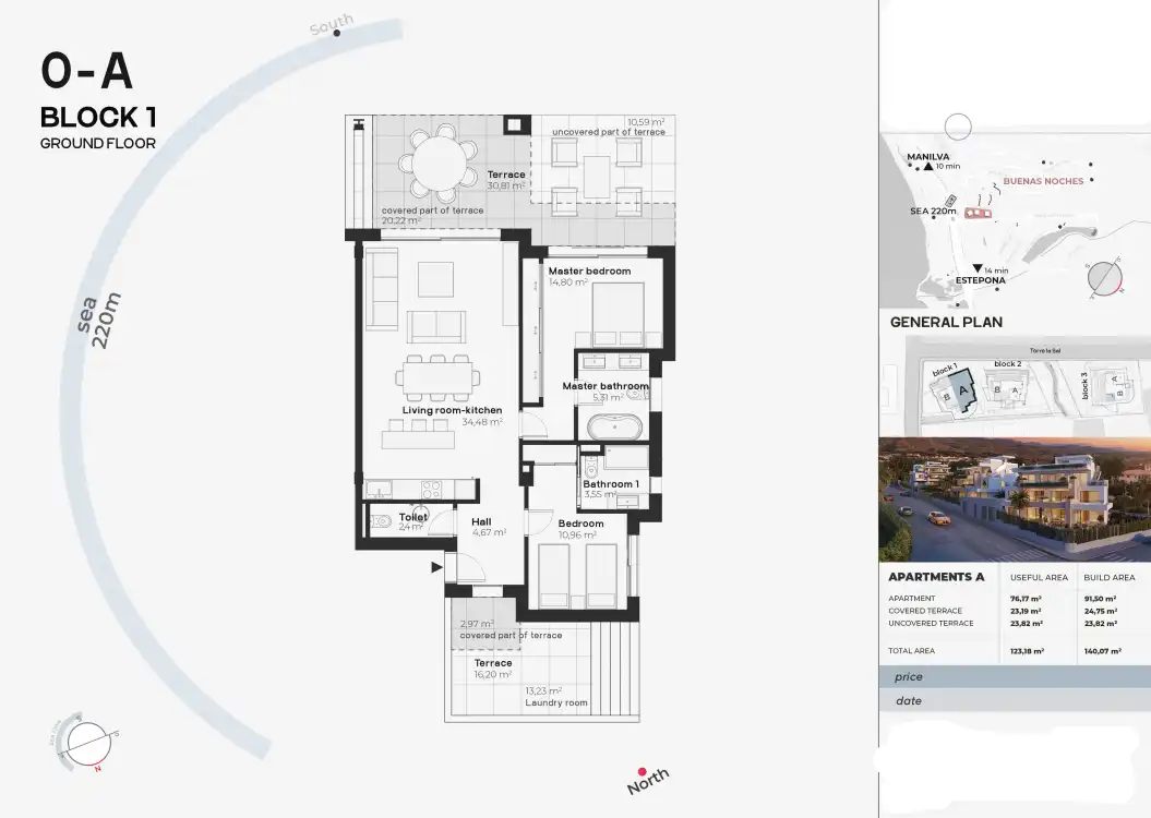 Apartamento con terraza en venta en Estepona Pueblo, imagen 16
