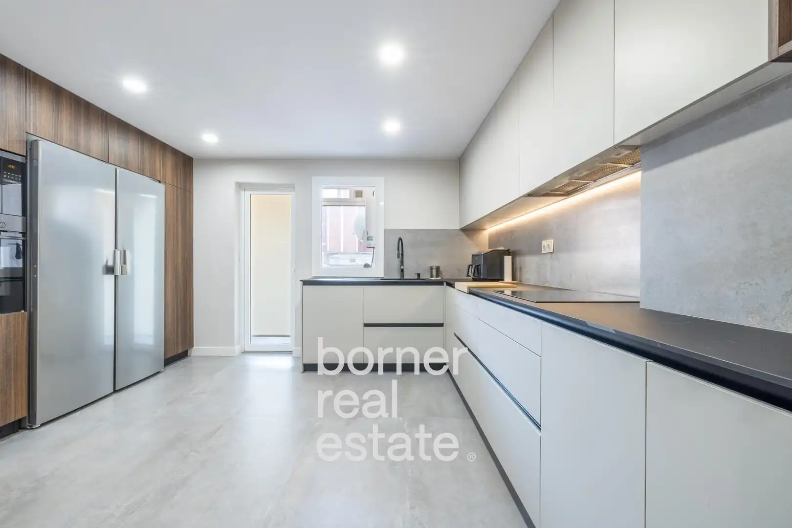 Küche von Wohnung zum Verkauf in Rubí mit Heizung, Parkett und Balkon