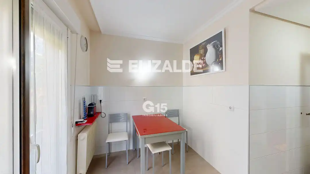 Cocina de Piso en venta en Donostia - San Sebastián  con Calefacción, Jardín privado y Terraza