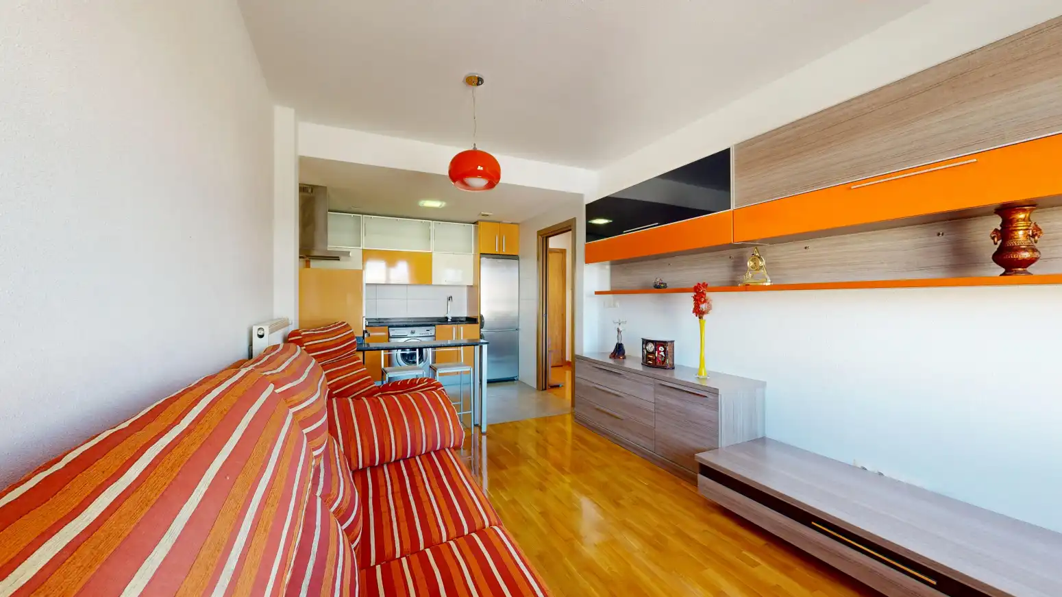 Sala de estar de Piso en venta en Caparroso con Calefacción, Parquet y Trastero