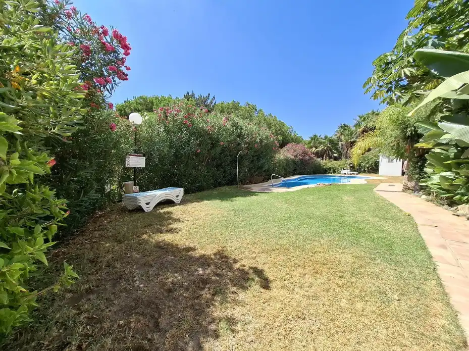 Garden of Flat for sale in Marbella  with Air Conditioner, Private garden and Terrace