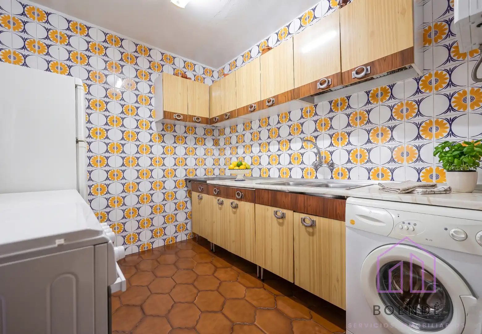 Kitchen of Flat for sale in Getafe  with Air Conditioner, Terrace and Furnished