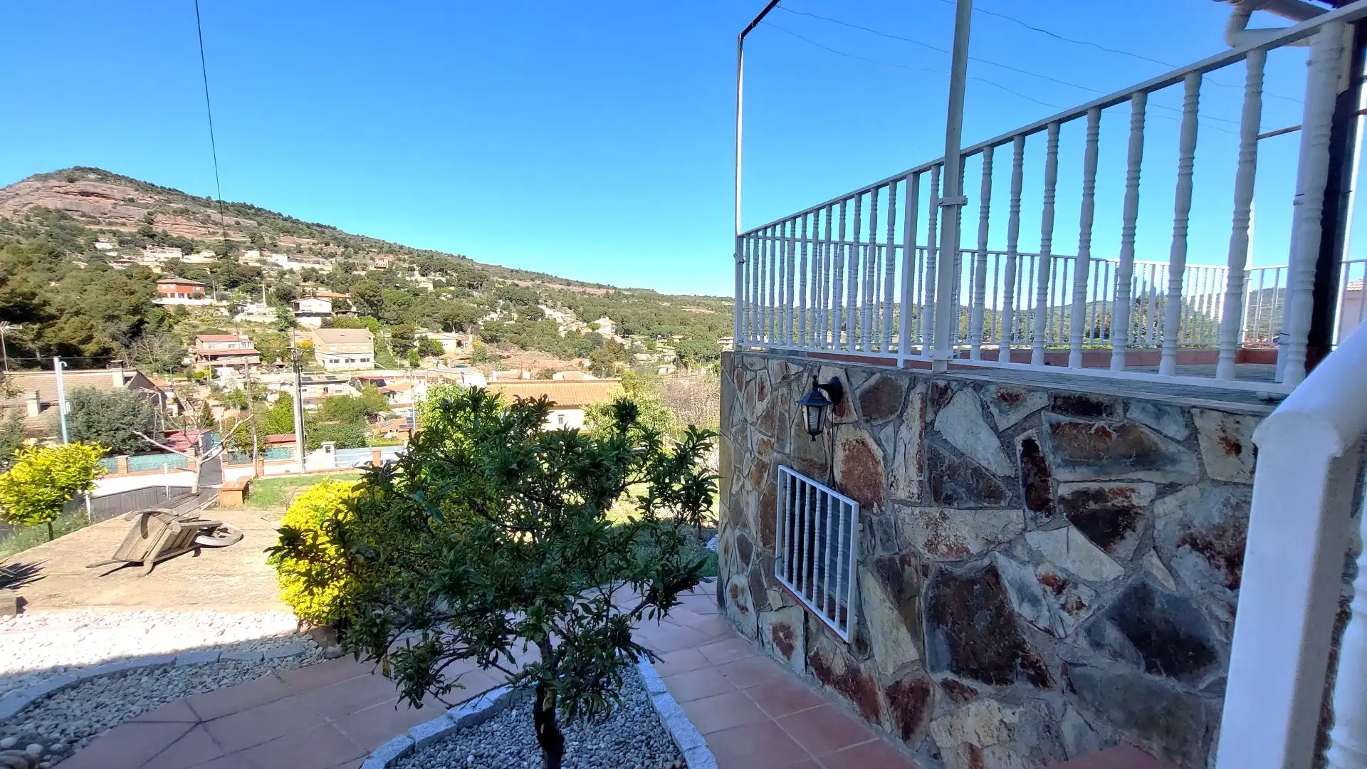 Terrassa de Casa o xalet en venda en Sant Llorenç Savall amb Calefacció, Jardí privat i Terrassa