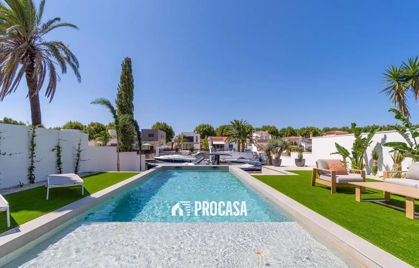 Piscina de Casa o xalet en venda en Empuriabrava amb Aire condicionat, Calefacció i Traster
