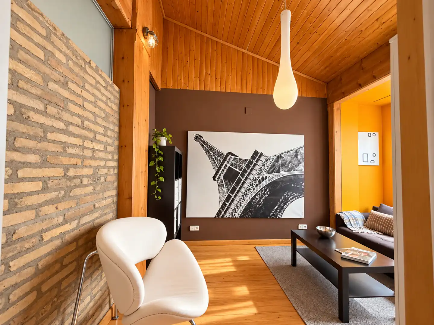 Wohnzimmer von Maisonette zum Verkauf in Zaragoza mit Heizung, Parkett und Terrasse