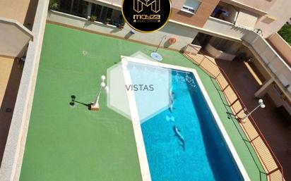 Swimming pool of Flat for sale in Roquetas de Mar  with Air Conditioner, Terrace and Balcony