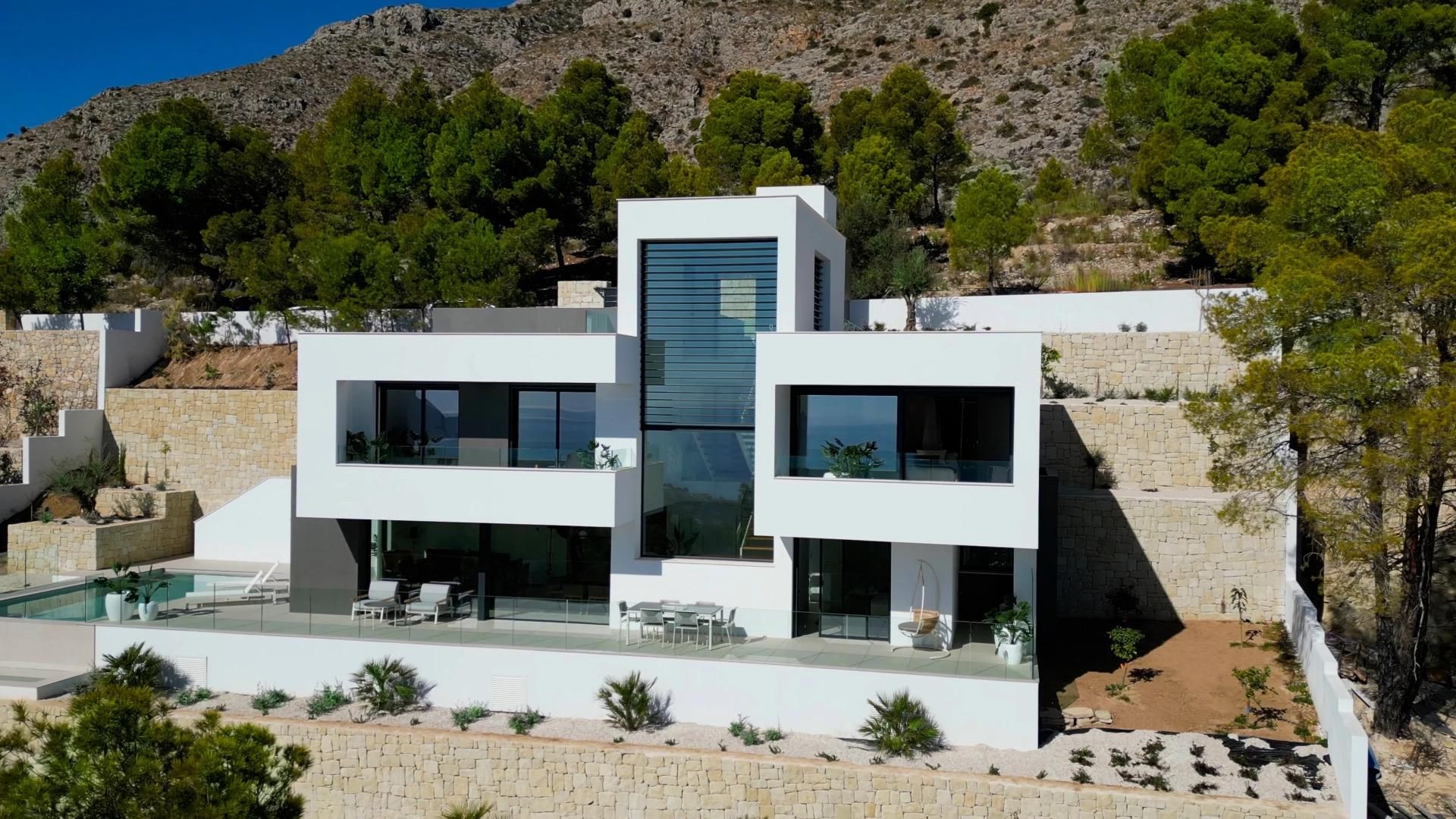 Vista exterior de Casa o xalet en venda en Altea amb Aire condicionat, Calefacció i Terrassa