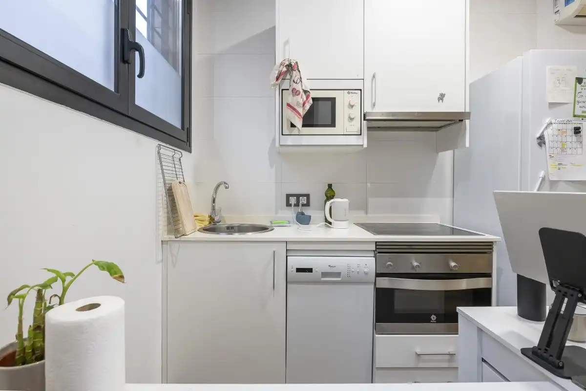 Küche von Wohnung zum Verkauf in Madrid mit Klimaanlage, Heizung und Möbliert