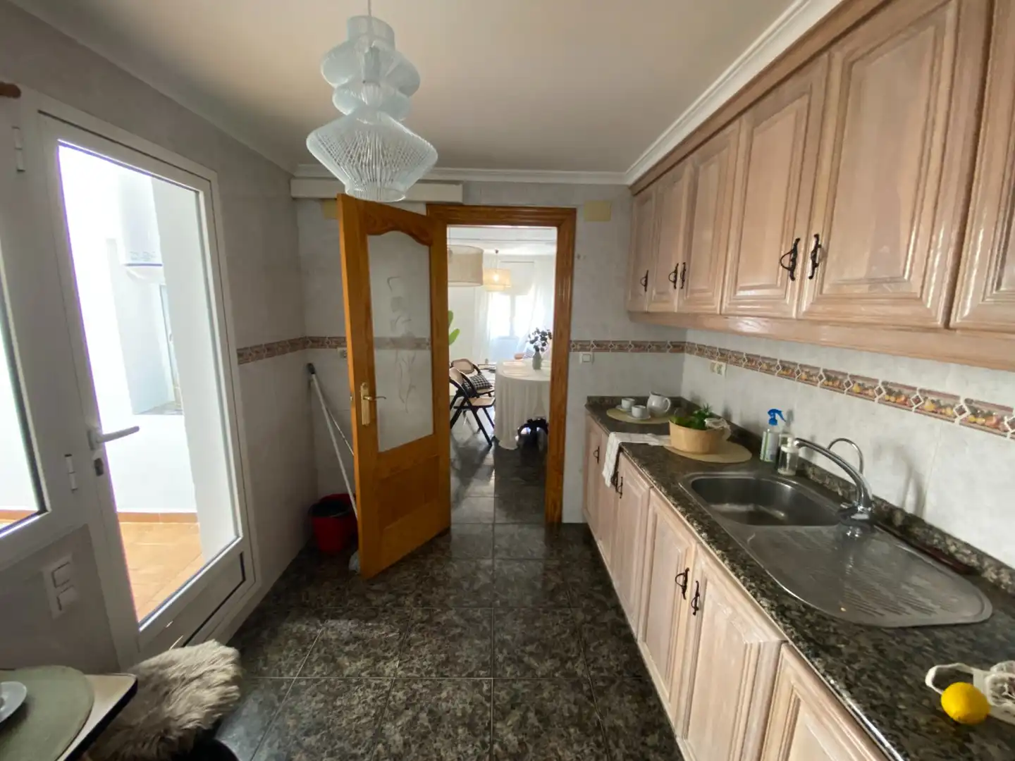Cocina de Casa o chalet en venta en Sax con Aire acondicionado, Calefacción y Horno