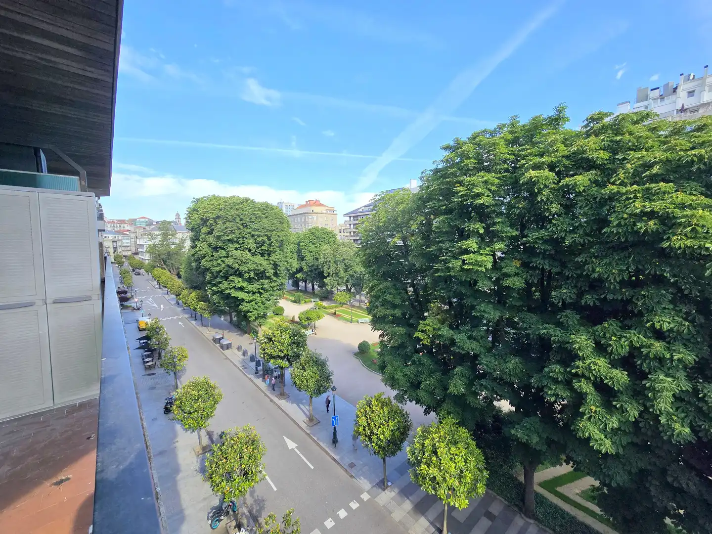 Vista exterior de Pis de lloguer en Vigo  amb Calefacció, Parquet i Moblat