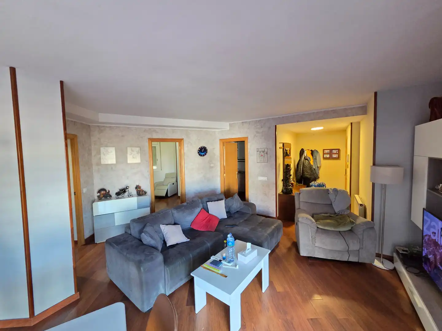 Sala d'estar de Pis en venda en Vilafranca del Penedès amb Aire condicionat, Calefacció i Parquet