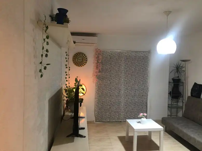 Sala de estar de Piso de alquiler en Valencia con Aire acondicionado, Amueblado y Horno