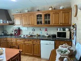 Cocina de Finca rústica en venta en Fuente Álamo de Murcia con Calefacción, Jardín privado y Trastero