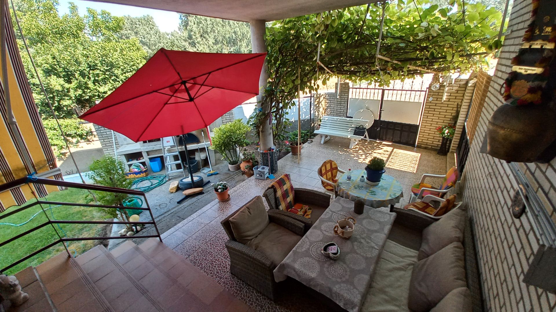 Terrassa de Casa o xalet en venda en Argujillo amb Calefacció, Jardí privat i Terrassa