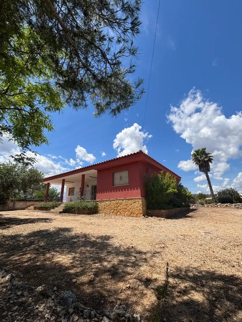 Vista exterior de Casa o chalet en venta en Catadau con Aire acondicionado, Jardín privado y Terraza