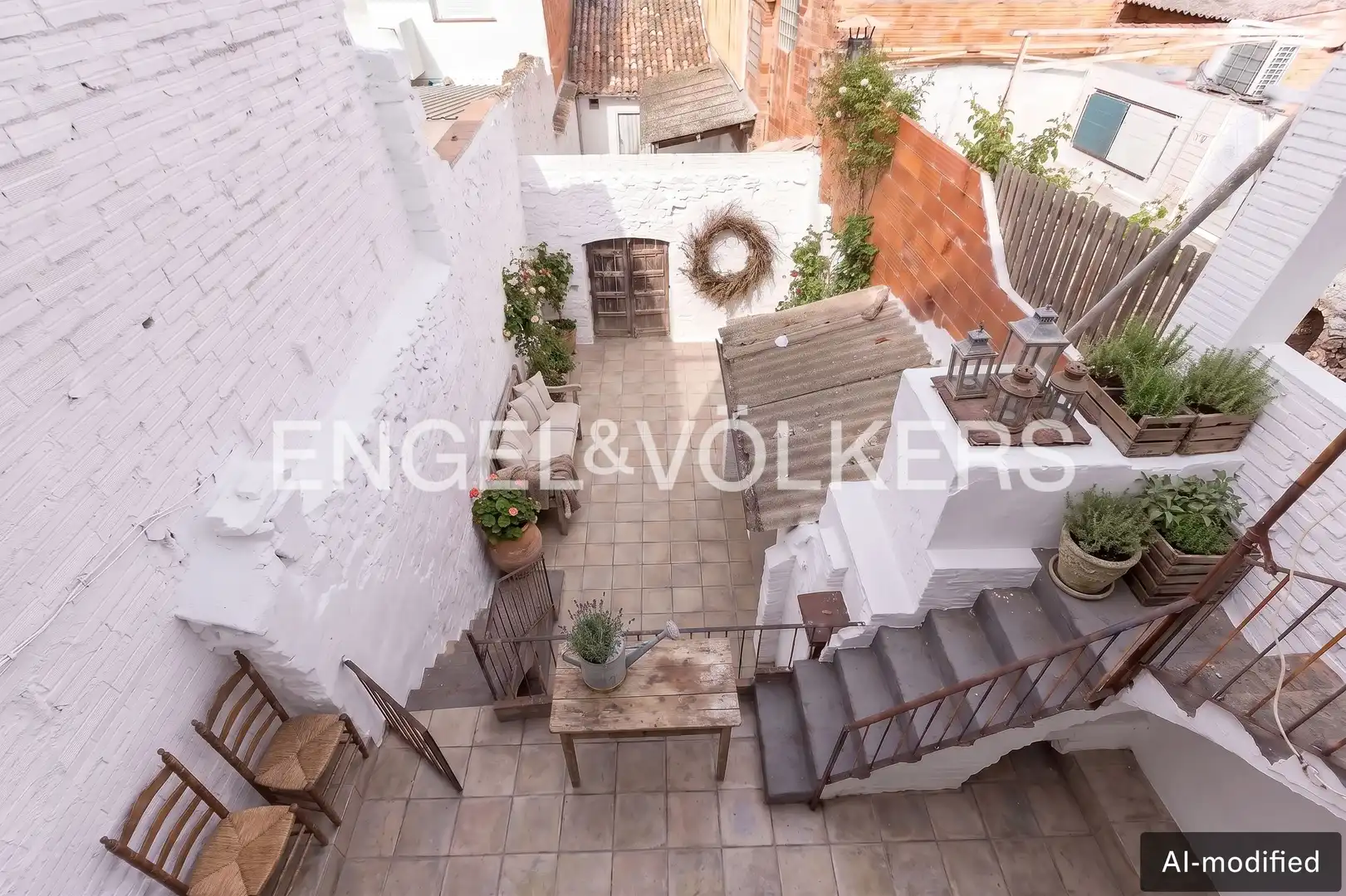 Terrassa de Casa adosada en venda en Sant Vicenç de Castellet amb Calefacció i Jardí privat