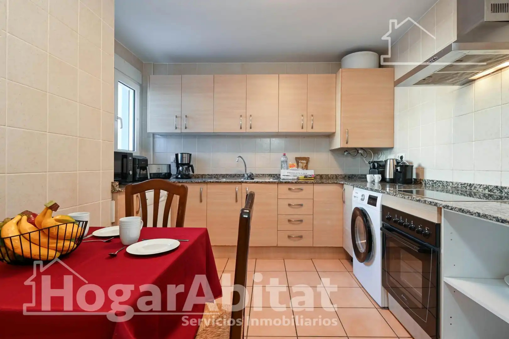Kitchen of Flat for sale in Els Poblets  with Air Conditioner and Furnished