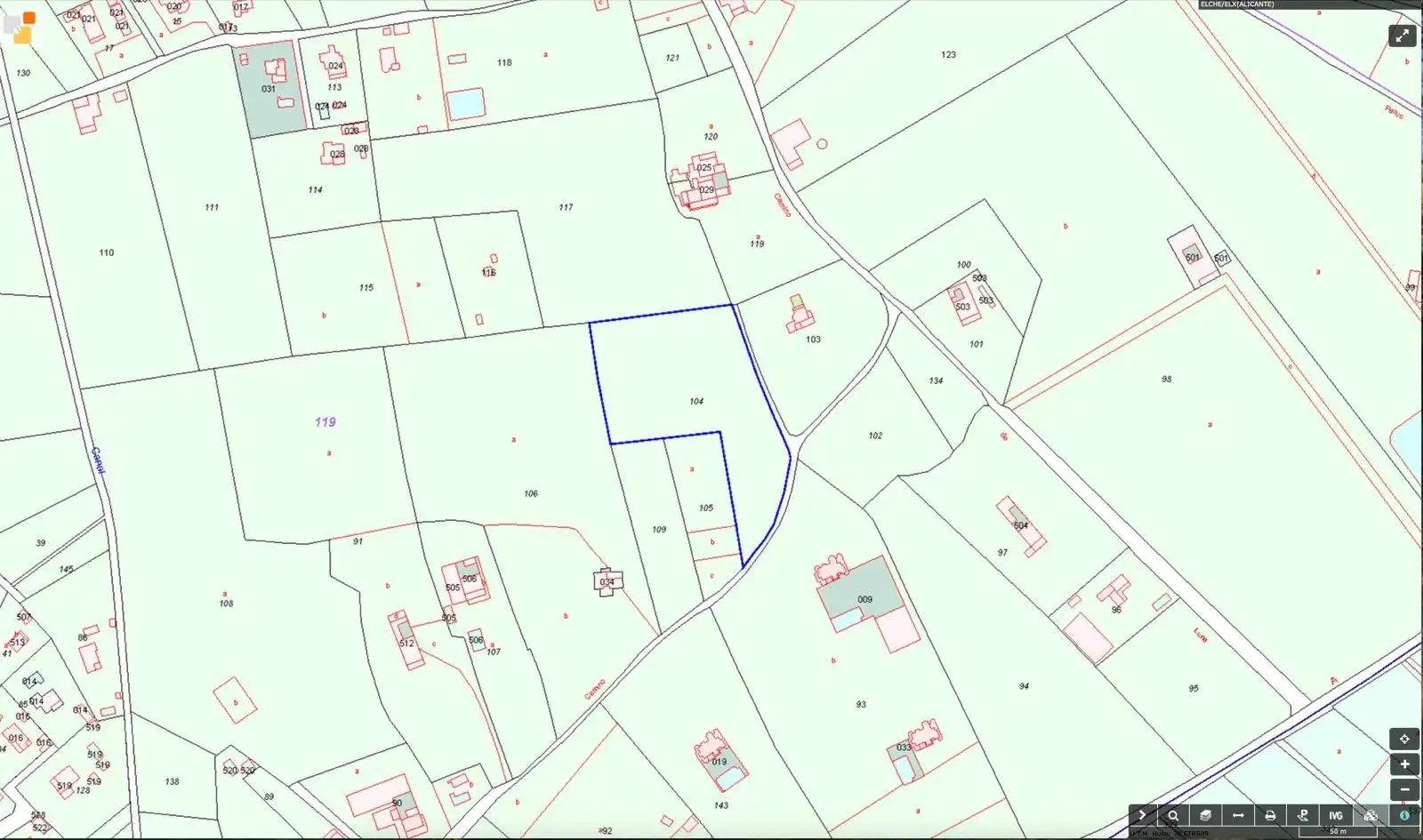 Terrain rustique à vendre à Partida Valverde Bajo, imagen 6