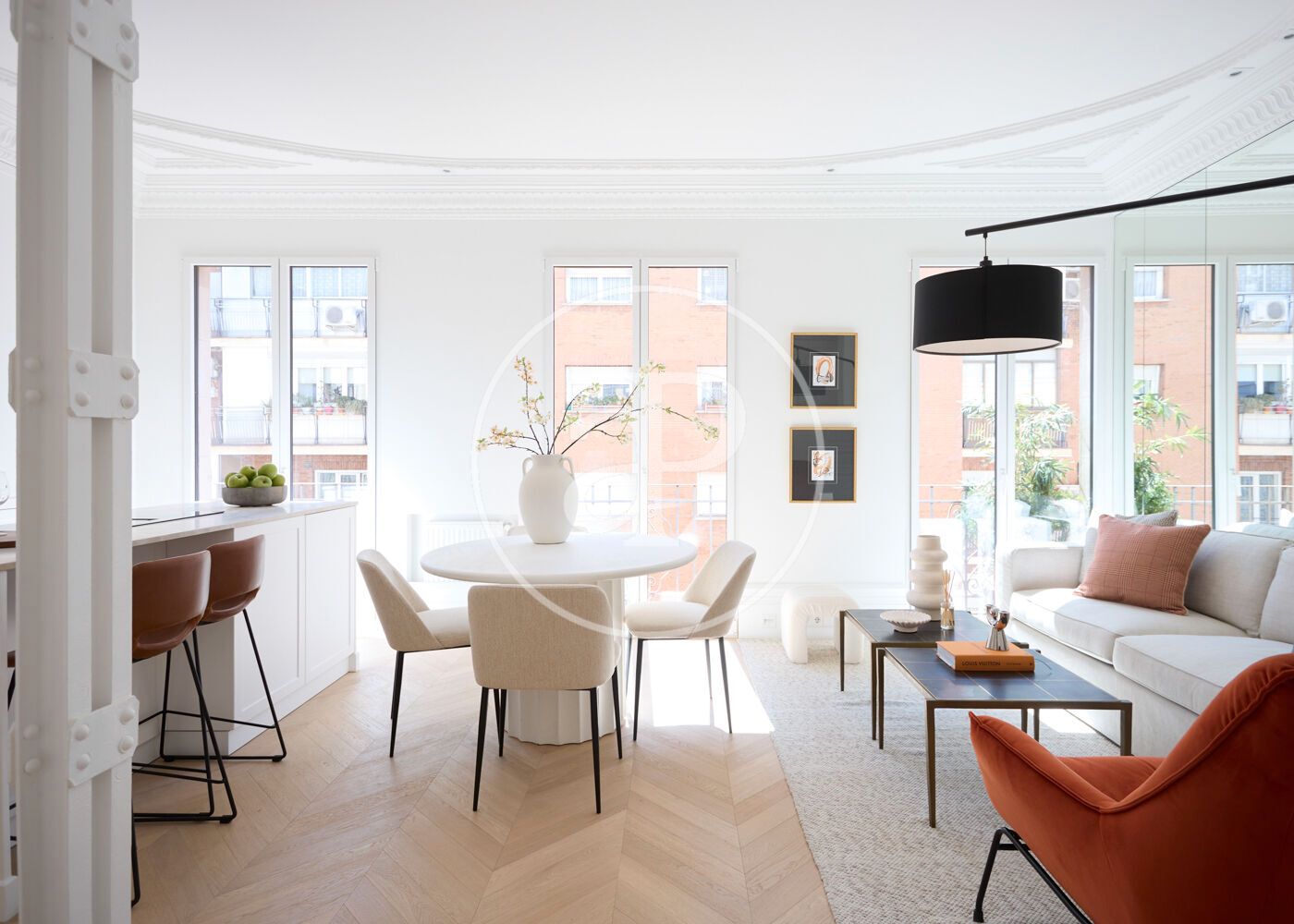 Menjador de Pis en venda en  Madrid Capital amb Aire condicionat, Calefacció i Balcó