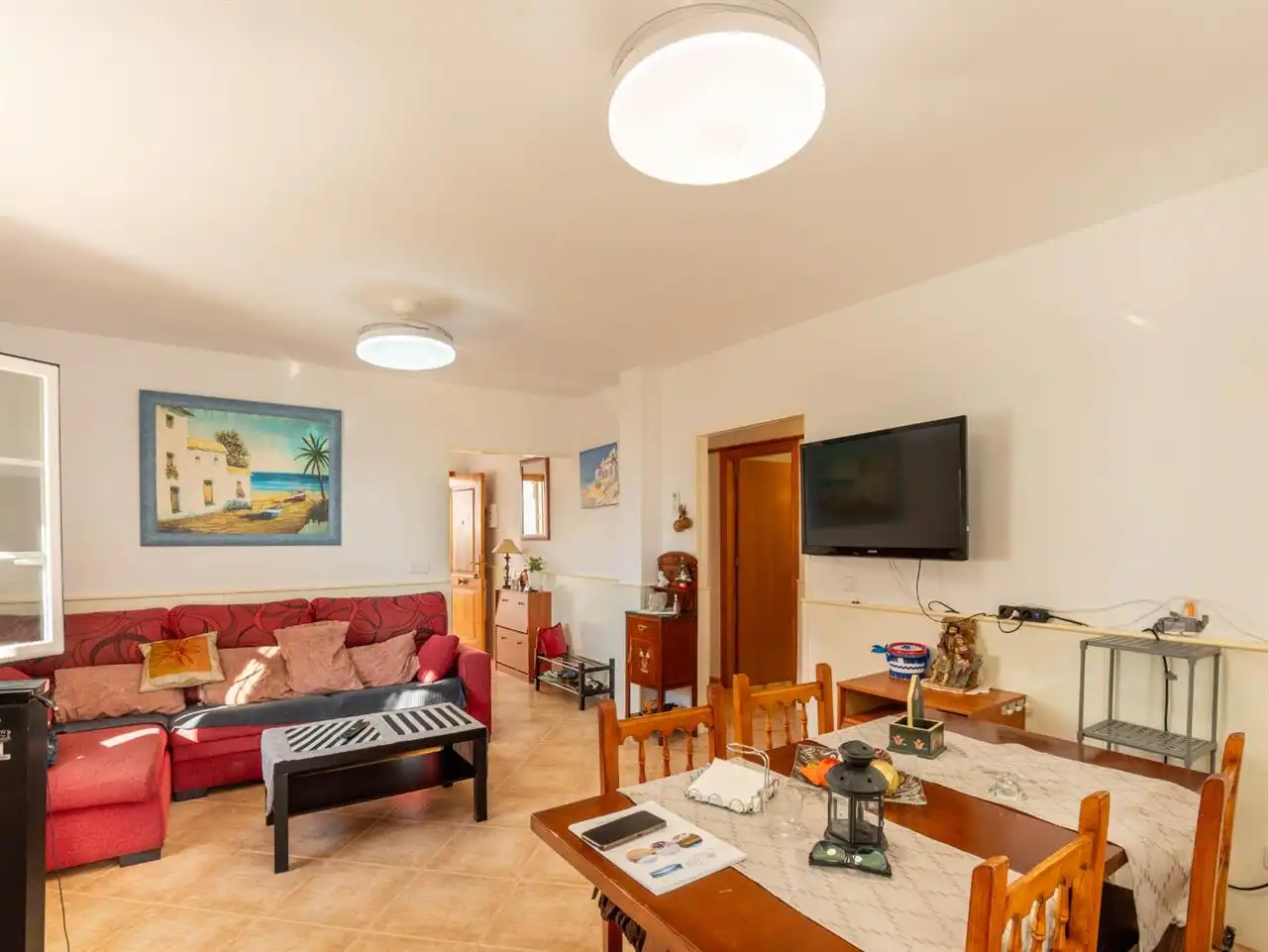 Sala de estar de Apartamento en venta en Cuevas del Almanzora con Terraza, Trastero y Piscina