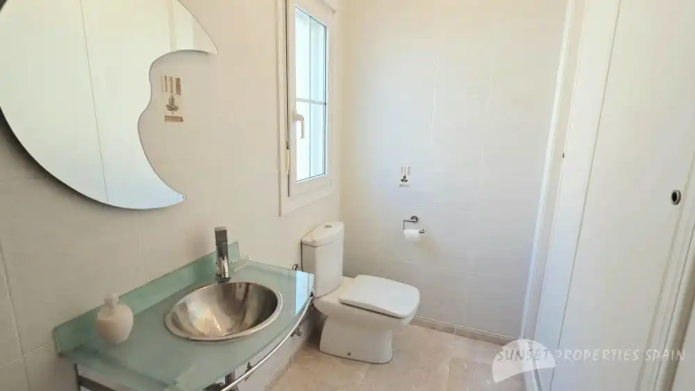 Bathroom of Houses for sale in Cómpeta  with Air Conditioner, Private garden and Swimming Pool