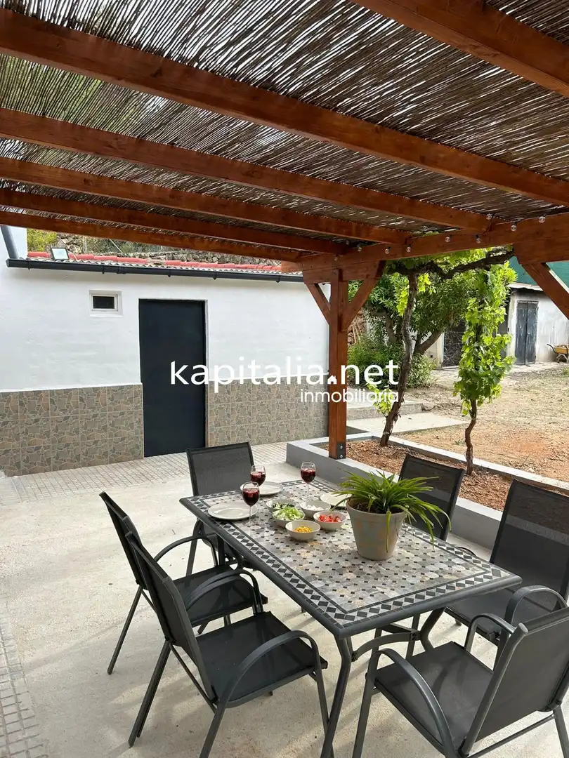 Terrassa de Casa o xalet en venda en Albaida amb Aire condicionat, Traster i Piscina