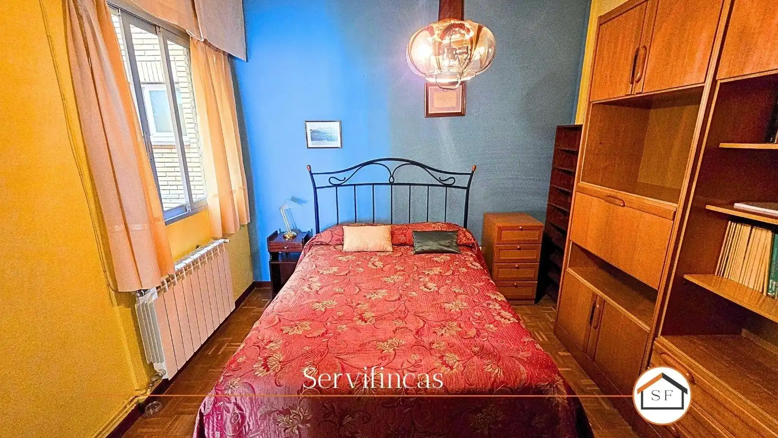 Schlafzimmer von Wohnung zum Verkauf in Madrid mit Klimaanlage, Heizung und Parkett