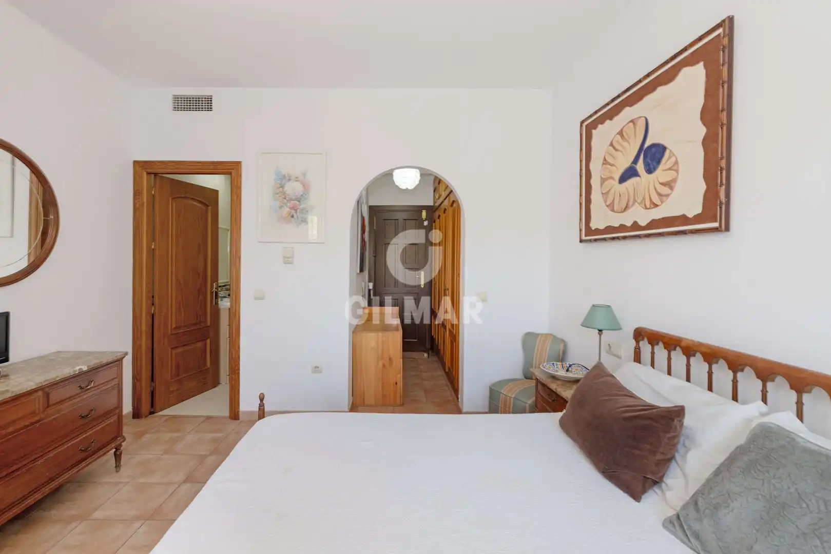 Dormitori de Casa o xalet en venda en Casares amb Calefacció, Jardí privat i Piscina