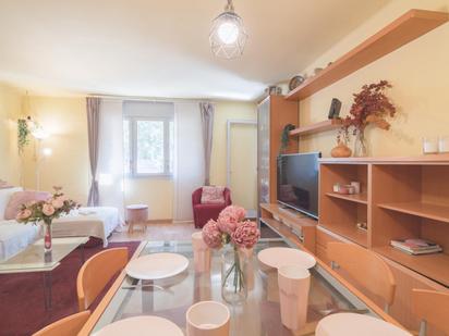 Living room of Flat for sale in  Barcelona Capital  with Terrace and Balcony