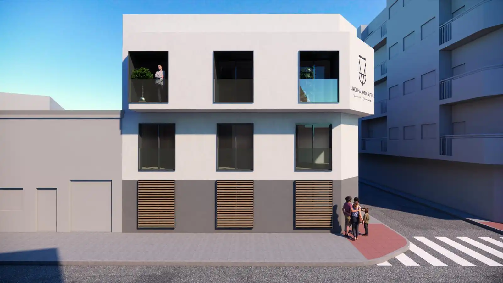 Vista exterior de Piso en venta en Almería