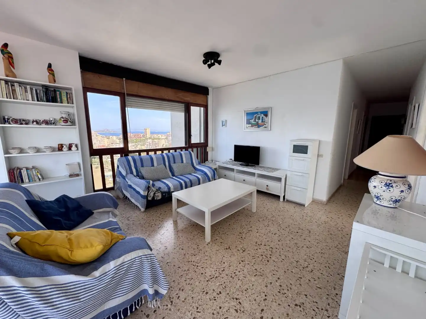 Living room of Flat for sale in La Manga del Mar Menor  with Private garden, Terrace and Swimming Pool
